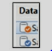 How are primary and secondary datasources identified in data blending?
