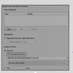 A Source data table has 100,000 rows of data. Every month around 10,000 new rows get added to this table. What option you will choose to load only the new rows?