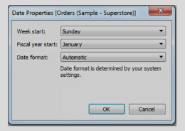 How are dates handled in Tableau?