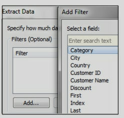 What are Filters? How many types of Filters are there in Tableau? 