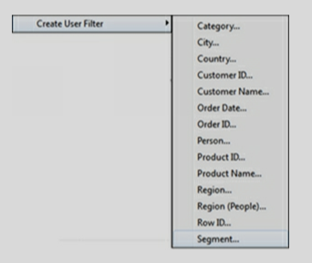 In visualization, you have data for all the Segments. In the source data, Users are assigned to specific Segments. The requirement is that the users should see data only for their assigned Segments. What technique should be used to achieve this requirement?